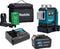 Makita SK700GDX 12V Max Li-Ion accu kruislijnlaser set (1x 4.0Ah) in tas - zelfnivellerend - groen 3x360° - 35m