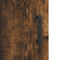 vidaXL - Hoge - kast - 69,5x31x115 - cm - bewerkt - hout - gerookt - eikenkleurig