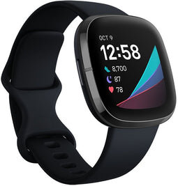 Fitbit Sense - Smartwatch - Stressmeting en huidtemperatuur - Zwart