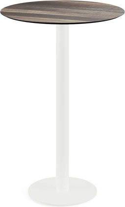 Urban Statafel Wit Frame + Tropical Wood HPL 70 cm - Essentials 130051270