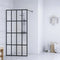 vidaXL - Inloopdouchewand - 118x190 - cm - transparant - gehard - glas