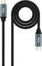 Nanocable 10.01.4301 - USB C Kabel - 100 W 4K Ultra HD 20 Gbps - Zwart