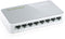 TP-Link TL-SF1008D - Unmanaged Switch - 8x 100Mbps