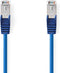 Nedis CAT5e Netwerkkabel - SF/UTP - RJ45 Male - RJ45 Male - 1.00 m - Rond - PVC - Blauw - Envelop