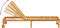 vidaXL - Ligbed - met - Tafel - van - Massief - Acaciahout