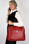 Gigi Fratelli Dames Leren Laptoptas 15 inch Romance Business ROM8002 Brandy