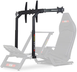 Next Level Racing F-GT - Monitor Stand - Tot 1 x 65'' of 3 x 27'' schermen - Zwart