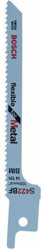 Bosch S 422 BF - Reciprozaagblad - BIM voor middeldik staal (1,5-6 mm) - 100 mm lengte