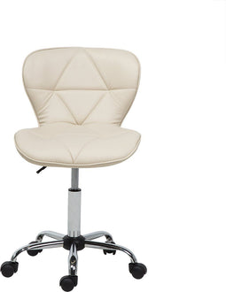 VALETTA - Bureaustoel - Beige - Kunstleer