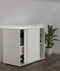 VDD - Kast onder schuine wand zolder slaapkamer - Wandkast dressoir 65 cm hoog - 80 x 40 x 65 cm - Wit