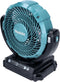 Makita DCF102Z - Ventilator - Compact met zwenkfunctie en timer - 180 mm propeller