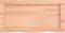 vidaXL - Wastafelblad - 60x30x(2-6) - cm - behandeld - massief - hout - lichtbruin