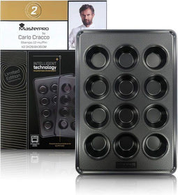 Masterpro Carlo Cracco - Muffinbakvorm - 12 stuks - Limited Edition