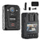 Politiecamera 2K, waterdichte camera met 128 GB, met audio- en video-opname, ingebouwde batterij met