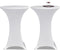 vidaXL - Statafelhoes - 4 - st - stretch - Ø80 - cm - zwart