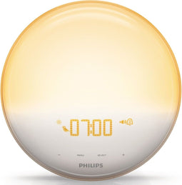 Philips HF3521/01 - Wake-Up Light - Natuurlijke zonsopgang simulatie - Wit
