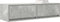 vidaXL - TV-kast - Beton - Grijs - 100x31x25,5 - cm - Bewerkt - Hout