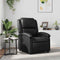 vidaXL Relaxfauteuil - Handmatige relaxfunctie - Zwart