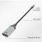 ACT AC7030 - USB-C naar DisplayPort adapter - 4K 60Hz - Grijs Zwart