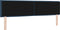vidaXL - Hoofdbord - Lijnen - Design - Blauw - 180 - cm - Stof