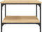vidaXL - Salontafel - 55x55x40 - cm - bewerkt - hout - sonoma - eikenkleurig