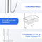 Douche Organizer RVS - 3 Lagen - Roestvrij - Zonder Boren - 2 Haakjes - Zilver