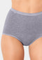 sloggi Basic+ - Dames Maxi slip - 4-pack - Lichtgrijs