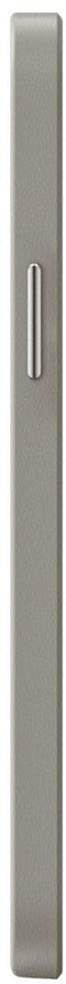 Valenta iPhone 12 mini - Snap Luxe Backcover - Echt Leer - Grijs