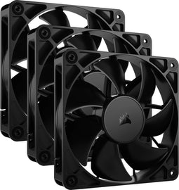 Corsair RS120 - 120mm PWM-ventilatoren - 3x AirGuide - Zwart (3-pack)