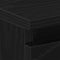 vidaXL - Nachtkastjes - 2 - stuks - Zwart - Eiken - 40x30x39 - cm - Bewerkt - Hout