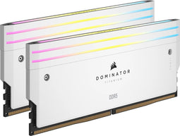 Corsair Dominator Titanium RGB - DDR5 Geheugen 64GB 6400MT/s CAS32 (2x 32GB)