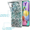iMoshion Hoesje Geschikt voor Samsung Galaxy A51 Hoesje Siliconen - iMoshion Design hoesje - Groen / Transparant / Green Botanic