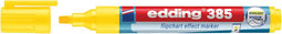 Edding - Viltstift edding 385 flipover penseel geel | 10 stuks