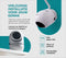 SmartView 360 HD - Babyfoon met Camera - Full HD Nachtzicht Beweeg en Geluidsdetectie - Zwart
