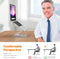 GB1050-1 Laptop Stand, geventileerd, met draaibare basis, draagbaar, in hoogte verstelbaar, compatib