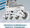 Blackwheels Flex Pro - Verstelbare Rolschaatsen Inlineskates - Lichtgewicht en comfortabel - Grijs L 38-41