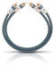 Oehlbach NF 14 MASTER - Cinch Audio Aansluitkabel - 1.50 m - Antraciet