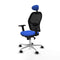 Jorquera Piqueras y Crespo 2D086N1 - Bureaustoel met hoofdsteun - Verstelbare hoogte en armleuning - Blauw
