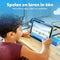 Spoused K10 - Kindertablet - 10.1 Inch - 64GB - 4GB RAM - 6000 mAh - Blauw
