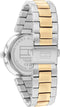 Tommy Hilfiger TH1782680 Alice Dames Horloge - Mineraalglas - Staal - Zilverkleurig - 34 mm breed - Quartz - Vouw/Vlindersluiting - 3 ATM (spatwater)