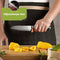 HI NATURE™ Koksmessen - Professioneel Koksmes - 20 CM Lemmet - Ergonomisch Handvat - Damascus Patroon - Zwart