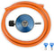 Gimeg Gasdrukregelaarset - 29 mbar - Campingaz X Slangpilaar - Slang 150 cm (4 stuks)