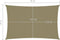 vidaXL - Zonnescherm - rechthoekig - 5x8 - m - oxford - stof - beige