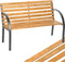 tectake® Michaela - Tuinbank - Weerbestendig - 119,5 x 62 x 83 cm - Bruin (2-zits)
