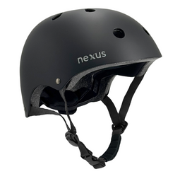 SKITT Nexus - Skatehelm - Schokabsorberend EPS - Zwart (S 48-53cm)