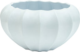 PTMD Bloempot Ambra - 30x30x17 cm - Keramiek - Wit