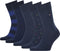 Tommy Hilfiger 5P TIN GIFTBOX STRIPE AND DOT - Sokken Gift Set - Navy