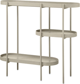 WOOOD Sidetable Noan - Hout/Metaal - Beige - 80x90x28