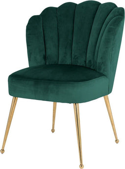 Richmond - Stoel Pippa Green velvet / gold