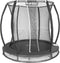 AMIGO Inground Trampoline Deluxe - Met Veiligheidsnet en Veilige Rand - Rond 244 cm - Zwart
